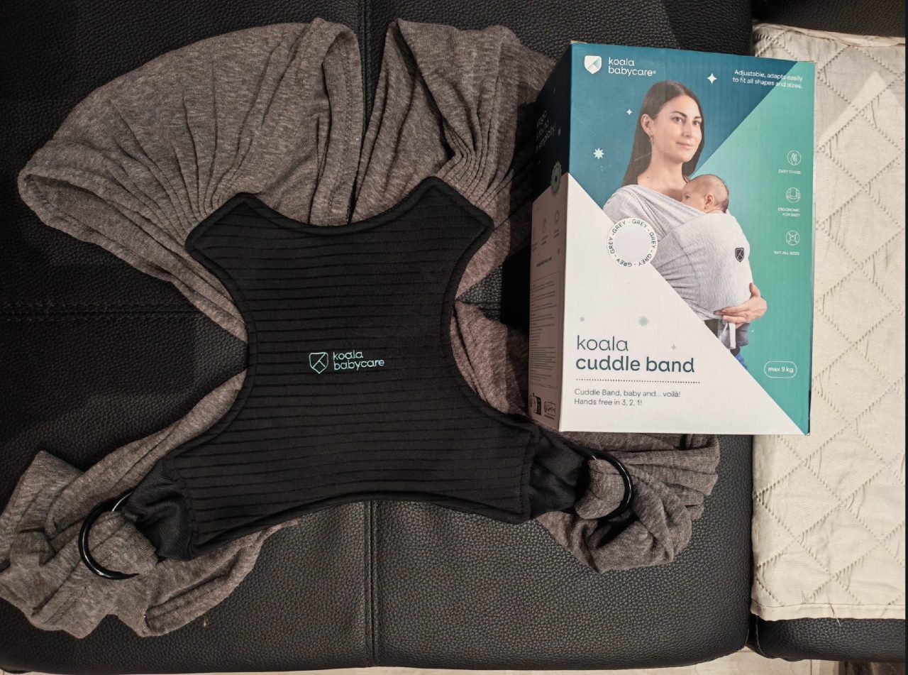 Fascia regolabile Koala Babycare Cuddle Band con scatola